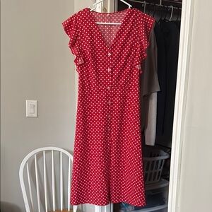 Red Polka Dot Dress